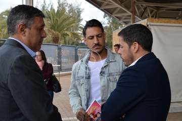 Sorteo del orden de participación en la Gla drag Queen de Telde (Foto TA y FJS)